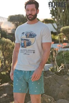 FatFace Blue VW Catch The Waves T-Shirt (B36123) | $46