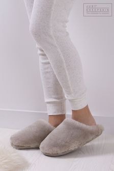 Just Sheepskin Grey Mens Donmar Slippers (B36237) | $117