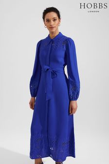 Hobbs Ada Besticktes Kleid, Blau (B36760) | 381 €