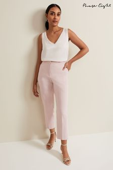 Phase Eight Pink Petite Ulrica Tapered Suit: Trousers (B36825) | AED494