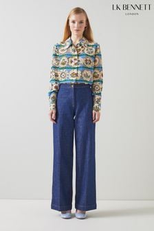 Шелковая блузка с принтом Erica (B36937) | €356