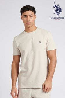 U.s. Polo Assn. Mens Classic Fit Natural Textured Terry T-shirt (B36970) | 50 €