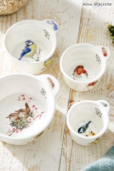 Royal Worcester Wrendale White Measuring Cups Set Of 4 (B37010) | €61