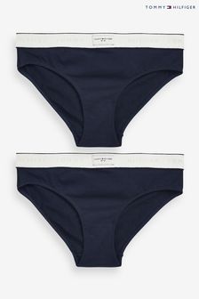 Tommy Hilfiger Blue Bikini Briefs 2 Pack (B37037) | 114 QAR