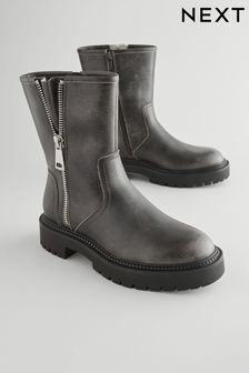 Next womens grey boots outlet