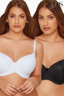 Yours Curve Moulded T-Shirt Bra 2 Pack