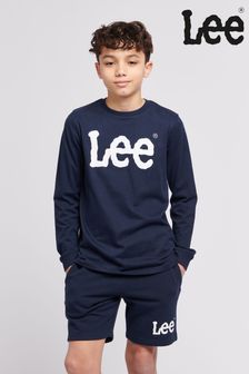Lee Boys Wobbly Graphic Long Sleeve T-Shirt (B37600) | SGD 39 - SGD 46