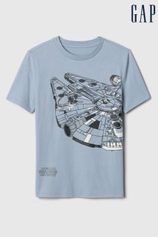 Gap Grey Star Wars Cotton Graphic Short Sleeve T-Shirt (4-13yrs) (B37799) | €18.50