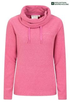 Mountain Warehouse Pink Womens Hebridean Cowl Neck Fleece (B37917) | OMR17