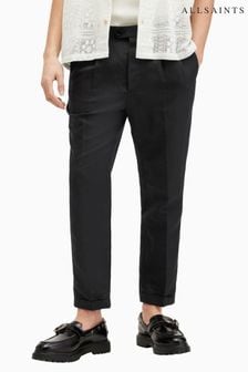 AllSaints Black Cross Tallis Trousers (B38190) | OMR72