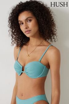 Hush Mid Blue Bella Balconette Bikini Top (B38659) | €73