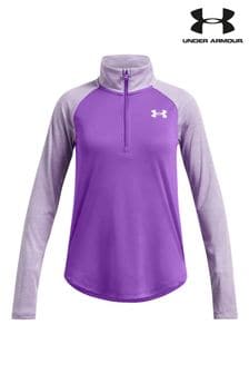 Violet - Under Armour Tech Graphic 1/2 Zip Sweatshirt (B38862) | 185 LEI