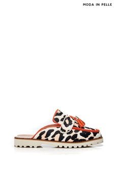 Moda in Pelle Animal Print Etana Cleated Plan Shoes (B38976) | kr1,155