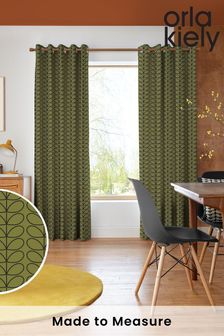 Orla Kiely Linear Stem Made To Measure 100% Cotton Curtains (B39218) | 142 €