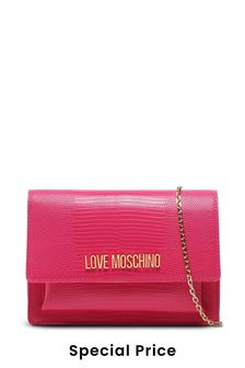 Love Moschino Pink FAUX Leather Crossbody Bag (B39518) | €250