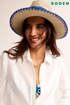 Boden Natural Summer Fedora Hat (B39690) | HK$463