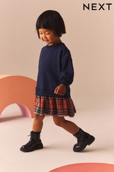 海軍藍 - Long Sleeve Sweat Dress & Leggings (3mths-7yrs) (B39731) | NT$710 - NT$890