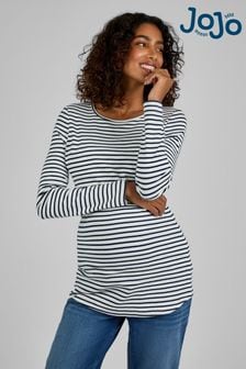 Women s T Shirts JoJo Maman Bebe Cream Long Sleeve Tops Next Oman