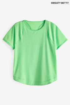 Sweaty Betty Zest Green Breathe Easy T-Shirt (B39940) | KRW117,400