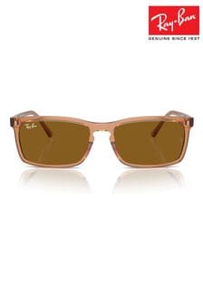 Ray-Ban Rb4435 Rectangle Brown Sunglasses
