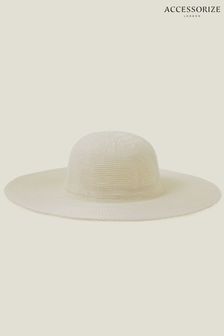 Accessorize Natural Packable Floppy Hat