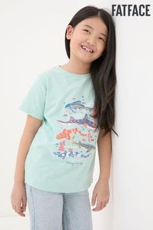 FatFace Green Shark Species T-Shirt (B40149) | $30