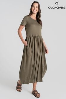 Craghoppers Green Ember Long Dress (B40243) | AED333