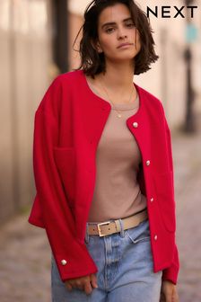 Women s Jackets Red Plain Clothing Next Luxembourg