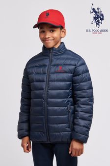 U.S. Polo Assn. Boys Lightweight Bound Quilted Jacket (B40296) | OMR34 - OMR40