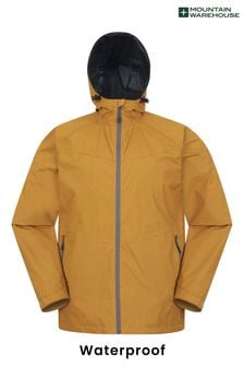 Mountain Warehouse Yellow Mens Recycled Radius Water Resistant Softshell Jacket (B40331) | kr1 450
