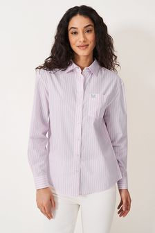 Crew Clothing Relaxed Fit Stripe Shirt (B40565) | HK$566