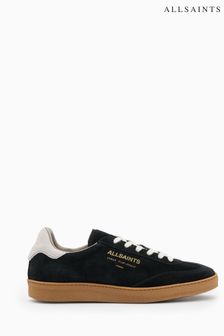 AllSaints Black Suede Thelma Sneakers (B40606) | $352
