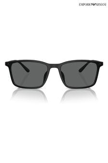 Emporio Armani Ea4223U Rectangle Black Sunglasses (B40796) | $286