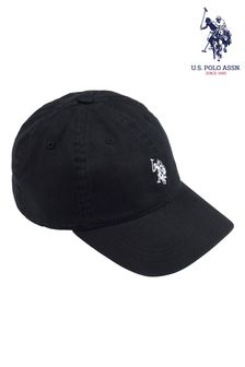 Черный - U.s. Polo Assn. Выбеленная мужская повседневная кепка (B41059) | €27
