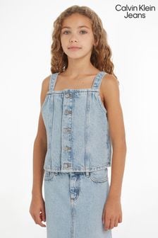 Calvin Klein Jeans Blue Strap Denim Top (B41077) | NT$2,800