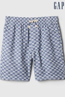 Gap Blue Crinkle Cotton Pull On Shorts (4-13yrs) (B41592) | €21