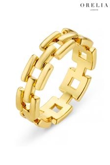Orelia London Gold Tone Vintage Chain Ring (B41676) | NT$1,030