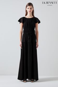 Lk Bennett Carla Cotton Lenzing™ Ecovero™ Viscose Maxi Dress (B41712) | 253 €