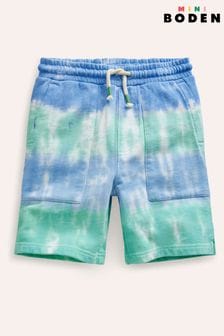 Boden Blue Printed Sweat Shorts (B41836) | €29 - €35