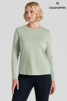 Craghoppers Green Akona Long Sleeved Top (B42186) | AED222
