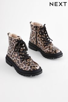 Girls Brown Chunky Boots Next Luxembourg