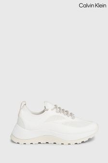 Calvin Klein Runner Lace-Up White Trainers (B42248) | $295