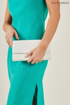 Accessorize White Clean Bar Clutch Bag (B42370) | HK$226