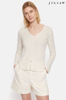 Jigsaw Linen Cotton Cardigan (B42470) | $163