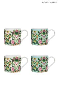 Designers Guild Ikebana Damask Mugs Set Of 4 (B42632) | $64