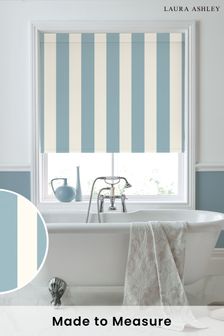 Laura Ashley Seaspray Blue Lille Stripe Made to Measure Roller Blind (B42854) | €79