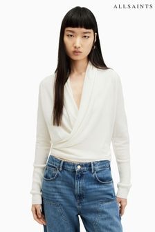 AllSaints White Wasson Pirate Cardigan (B42873) | $204