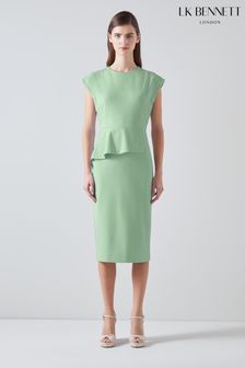 Lk Bennett Mia Kleid aus Lenzing™ Ecovero™ Viskosemischung, Kurzgröße (B43086) | 458 €