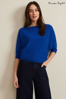 Phase Eight Blue Cristine Knit Jumper (B43246) | AED272