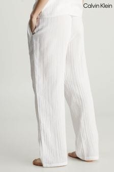 Blanc - Pantalon simple Calvin Klein rayé (B43301) | €59